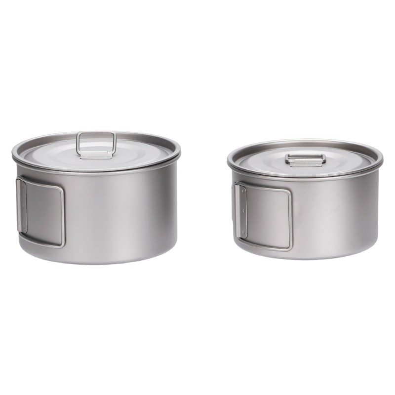 Heat Resistant Single Layer Titaniums Bowl Camping Multipurpose Tableware