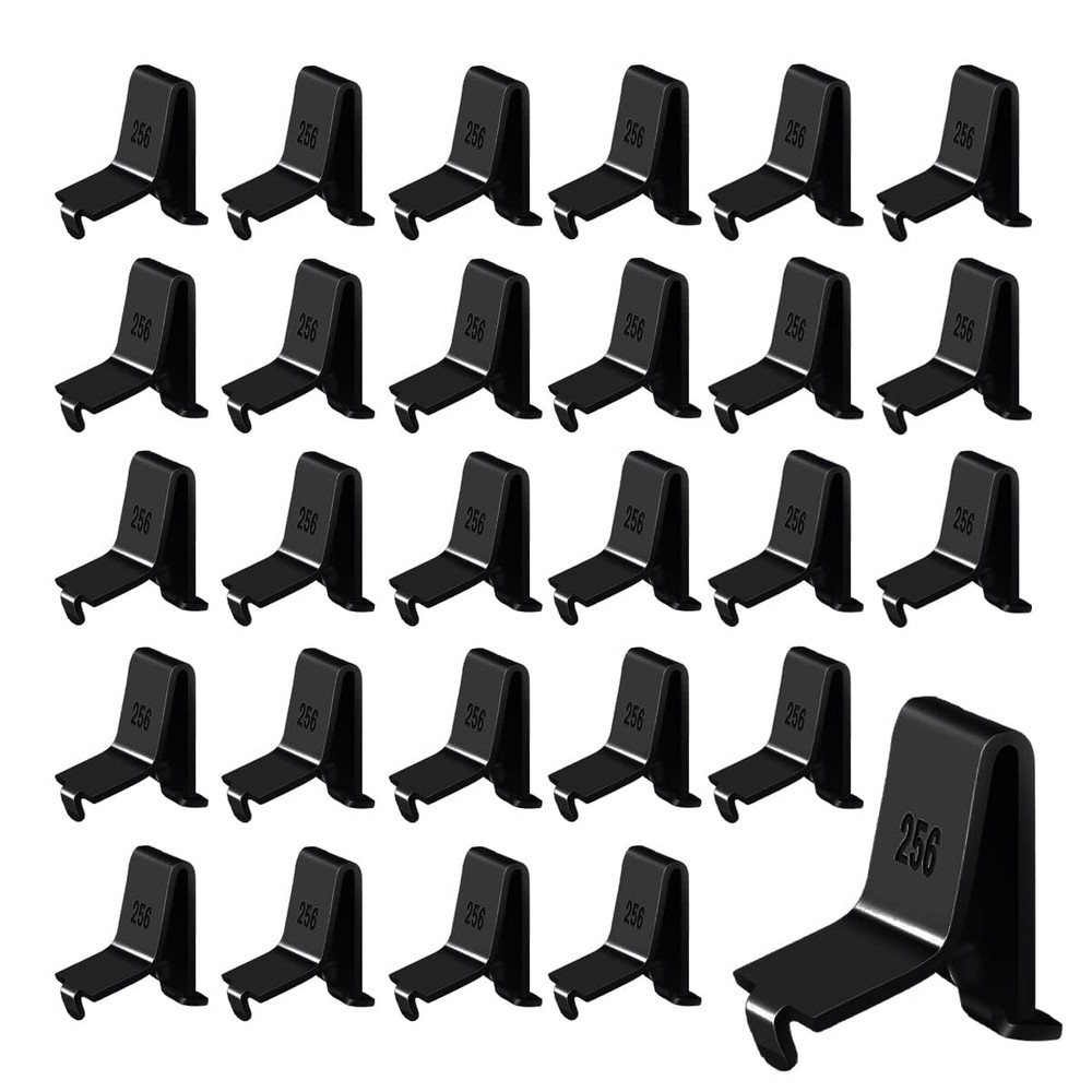 Shelf Clips, 28PCS Adjustable Shelf Brackets for 255 Standard Pilaster, Heavy