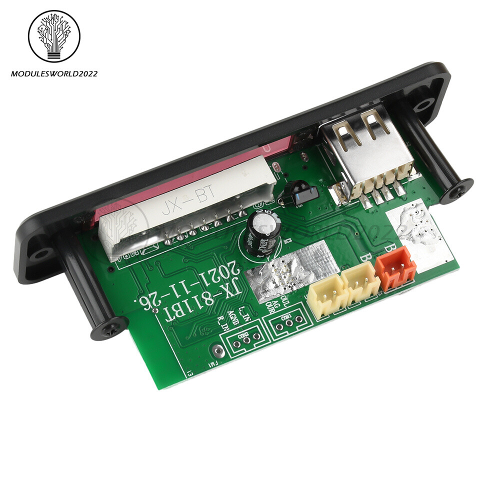 2*20W Amplifier Stereo DIY MP3 Decoder Board Bluetooth 5.0 Car FM Radio Module