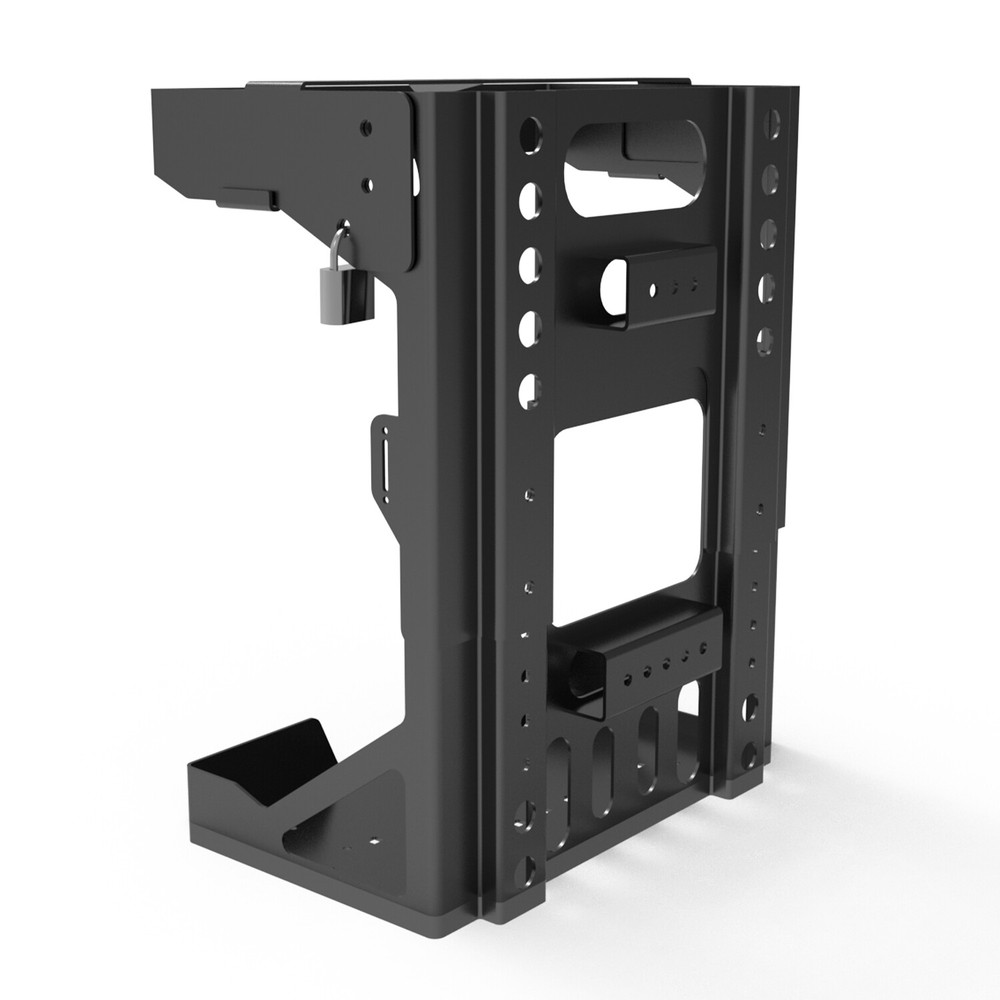 Adjustable Backpack Blower Sprayer Rack for Open & Enclosed Landscape Trailer