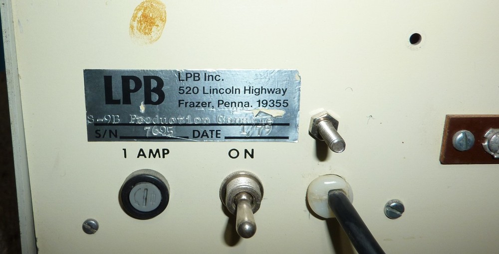 LPB S-9B Broadcast Mixer Console