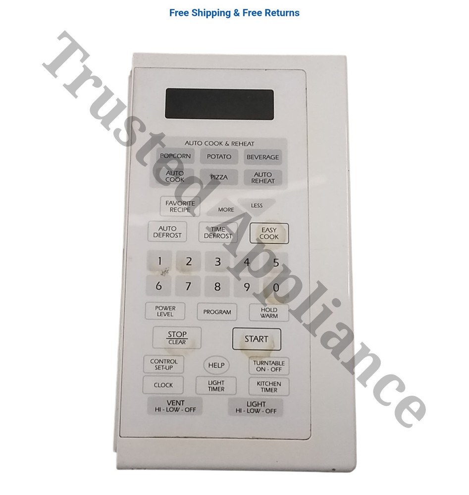 Microwave Control Panel Console 3572W1A141 White white