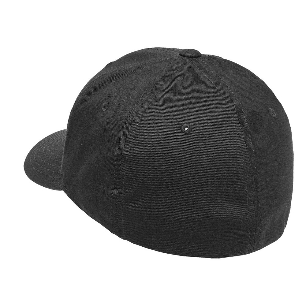 SECURITY Embroidered Logo Flag FlexFit Hat Premium Black Guard Baseball Cap