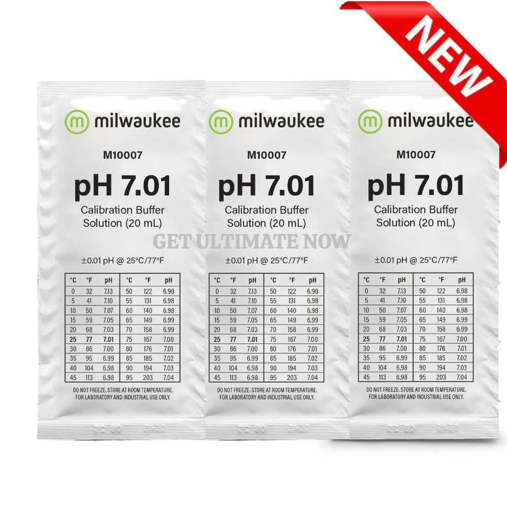 3x 20ml pH 7 Buffer Calibration Solution - 7.01/milwaukee/m10007/hanna/hi70007
