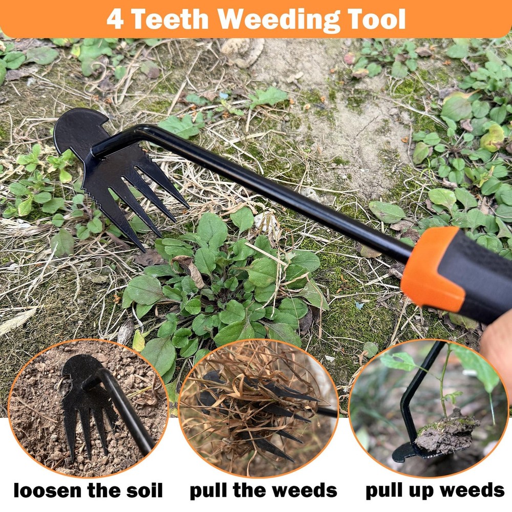 Weed Puller Tool, 2026 New Portable Hand Weeder Tool, Weeding Tool with Stain...