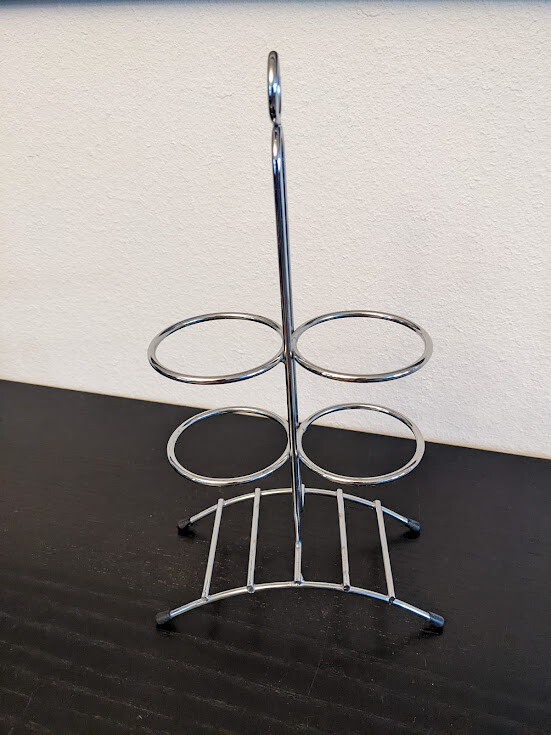 Chrome table-top caddie - New