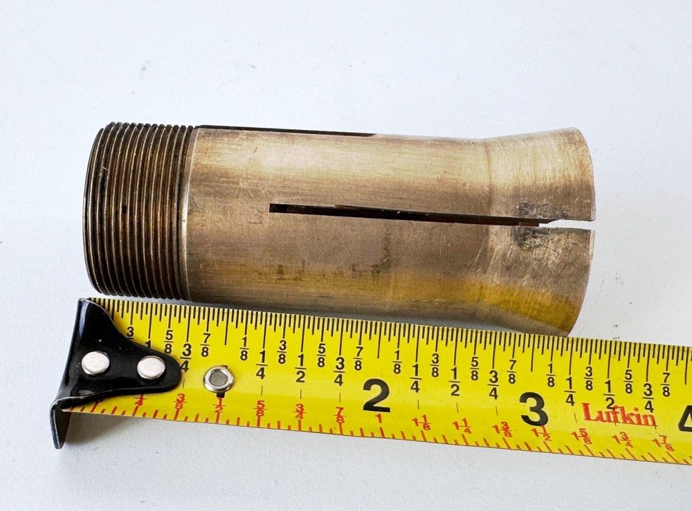 MSC Brass Emergency 5C Round Collet Internal/External Threads 1.316 Counter Bore