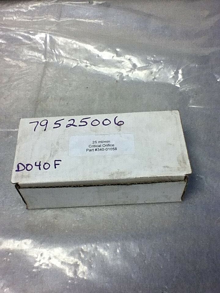 340-01058 25ML/MIN Critical Orifice