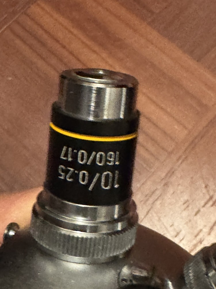 FOR PARTS MICROSCOPE PART OBJECTIVE