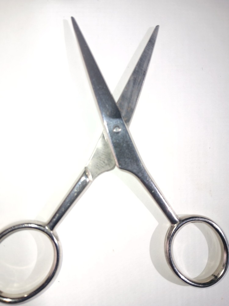 Small Brow Scissors - 1 Pack Little Sharp Precise Detail Snips Made In Italy 4"
