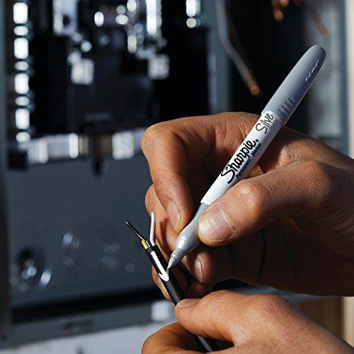 Sharpie Metallic Permanent Markers, Fine Point, Assorted Colors, 6-Count