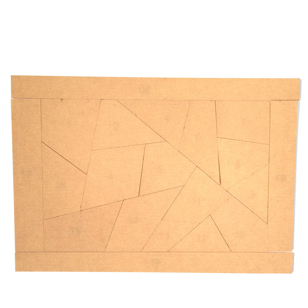 20pcs/set acrylic patchwork special ruler tea mat patchwork template