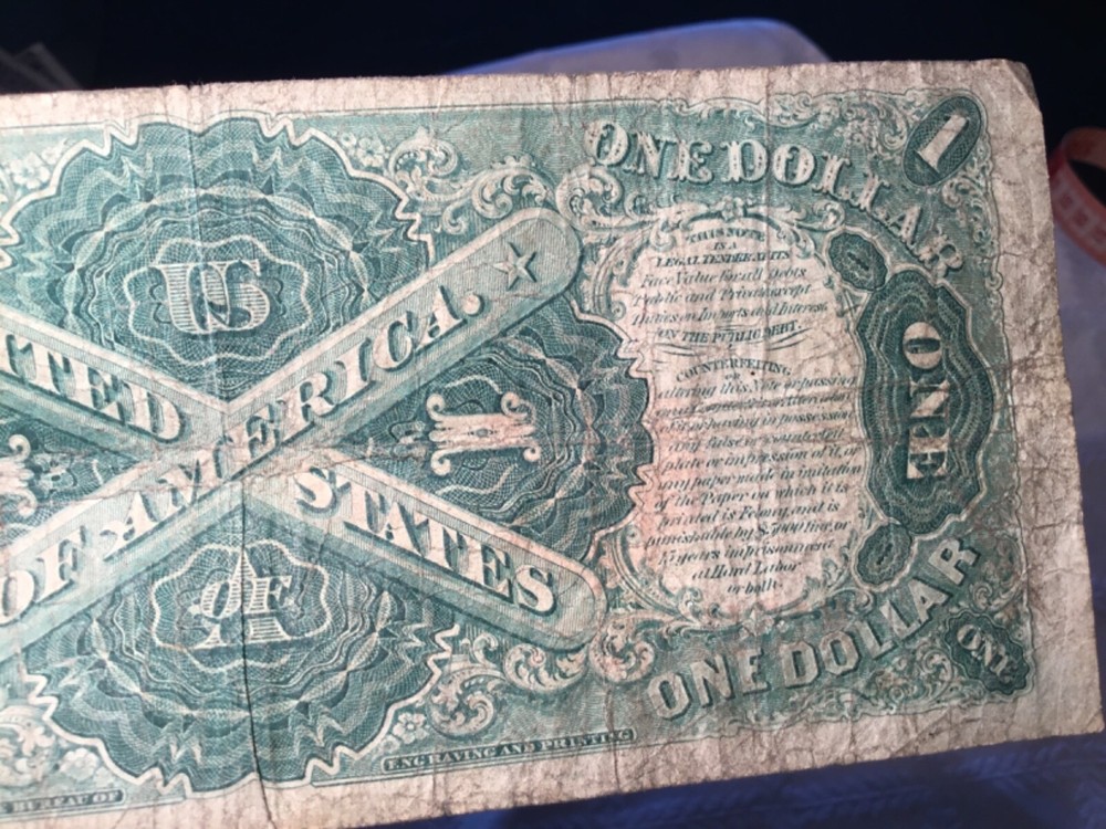Series 1917 $1 Dollar Bill