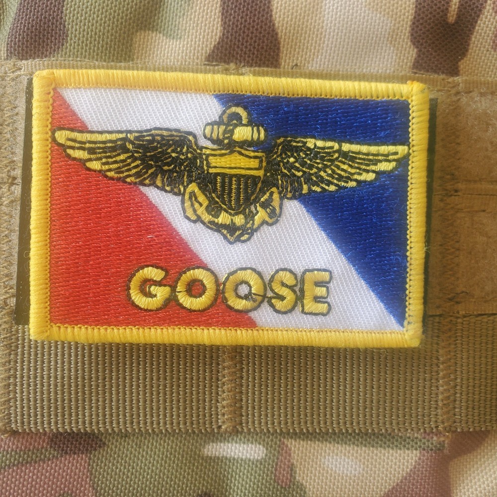 GOOSE Embroidered Tactical Morale Patch Hook and Loop
