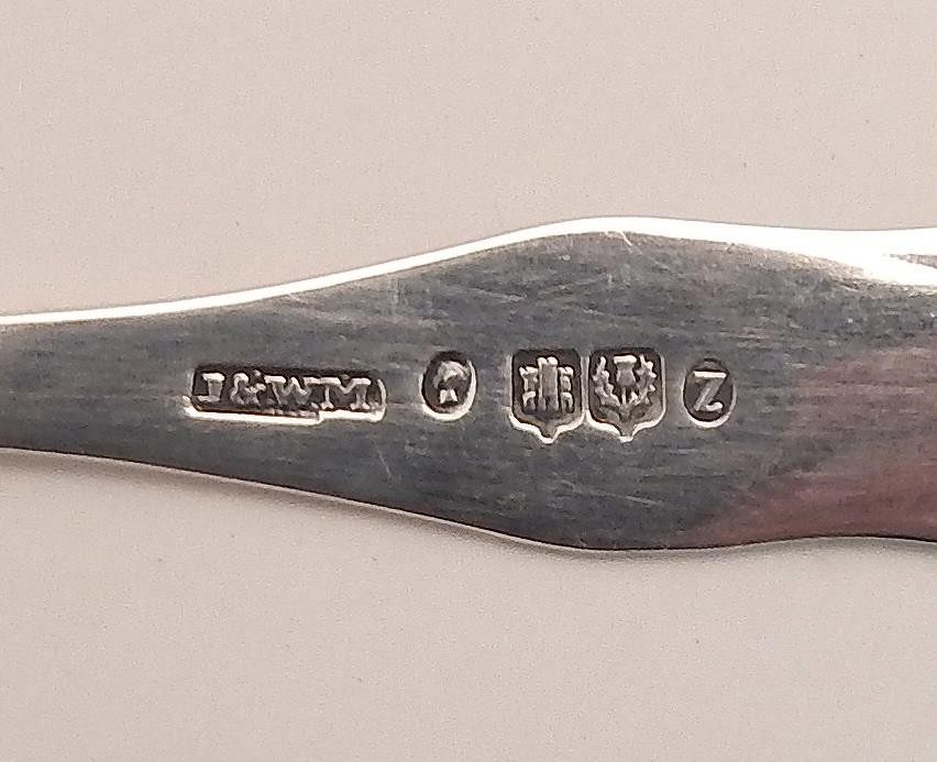 Edinburgh 1843 Silver Scottish Kings Pattern Spoon James & William Marshall