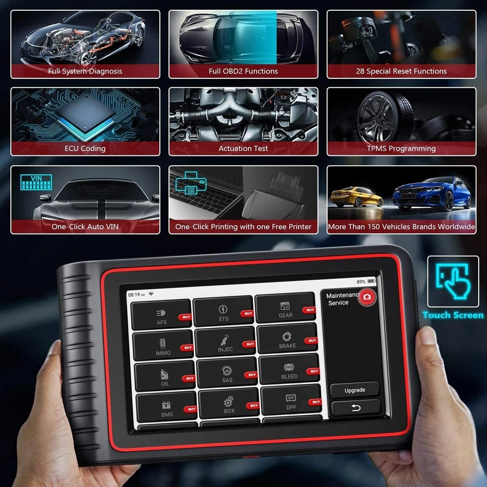 THINKCAR Bluetooth ALL Systems Diagnosis For Ford OBD2 Scanner IMMO Active Test