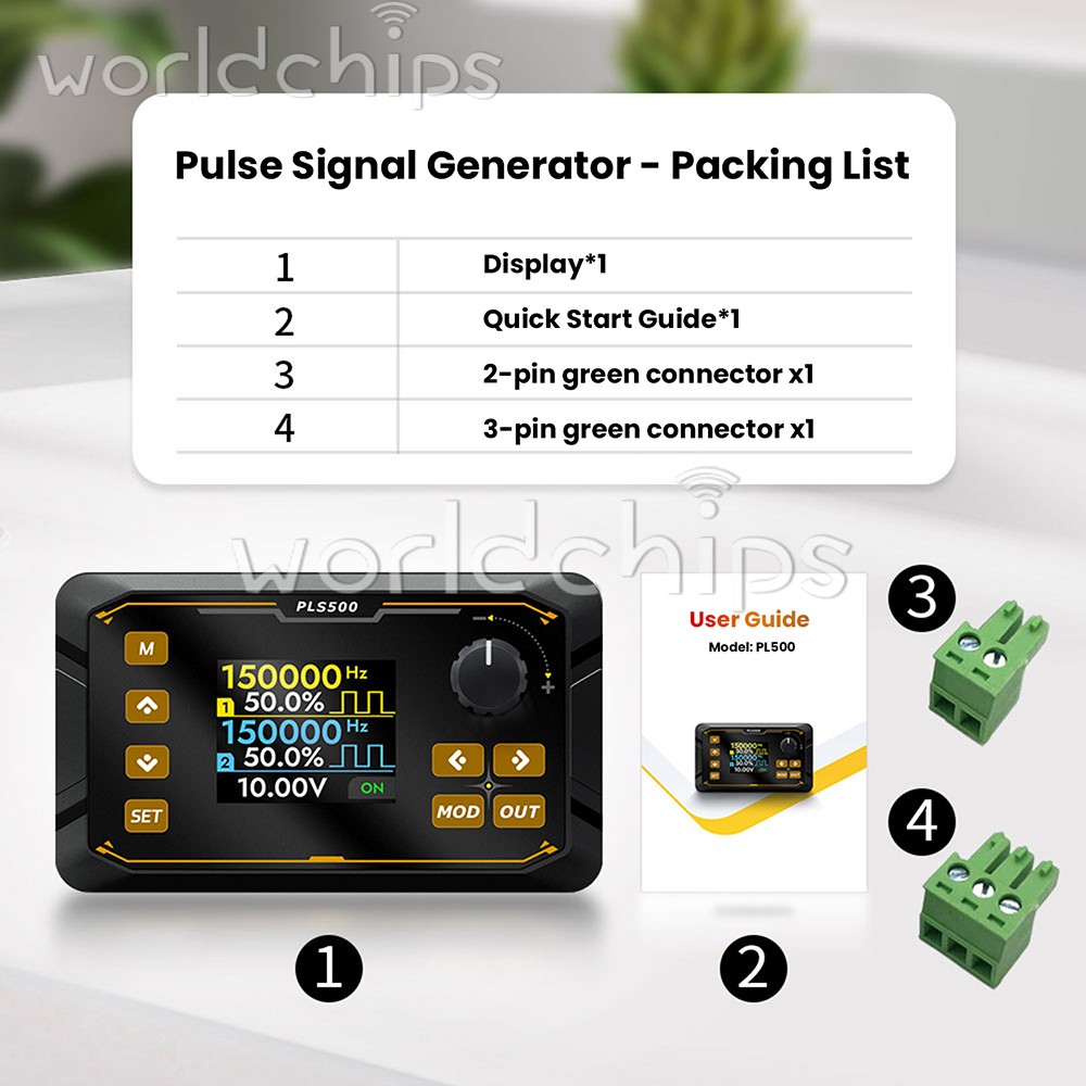 Signal Generator Module 2CH Adjustable Dead zone PWM Pulse Frequency Duty Cycle