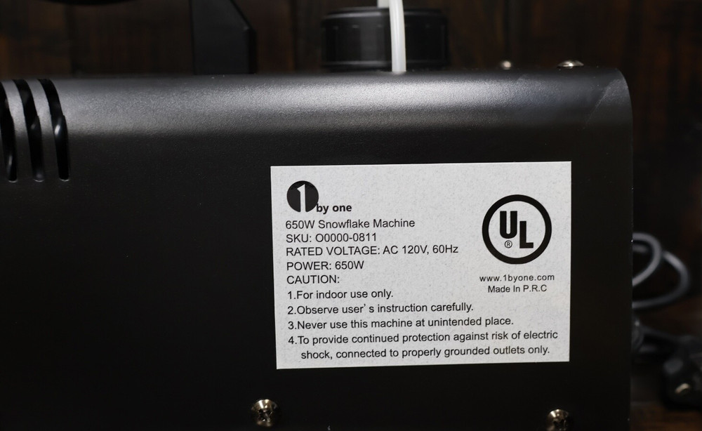 1 By One 650w Snowflake Machine *Pre-Owned*