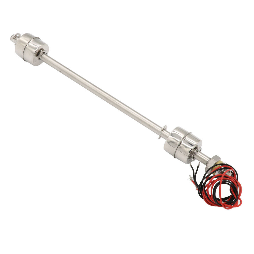 2PC Tank Pool Liquid Water Level Sensor Stainless Steel Double ball Float switch