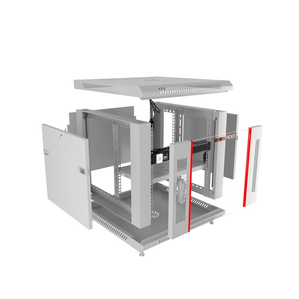 9U Sysracks Wall Mount IT Data Network Server Rack Cabinet Enclosure 24" Depth