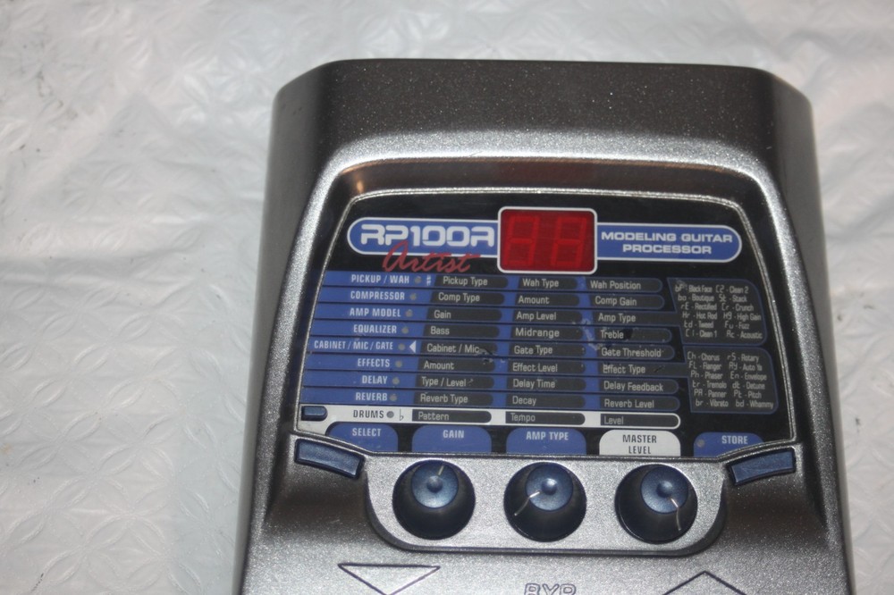 Guitar Multi Effects Pedal Digitech RP100A - No Power Supply