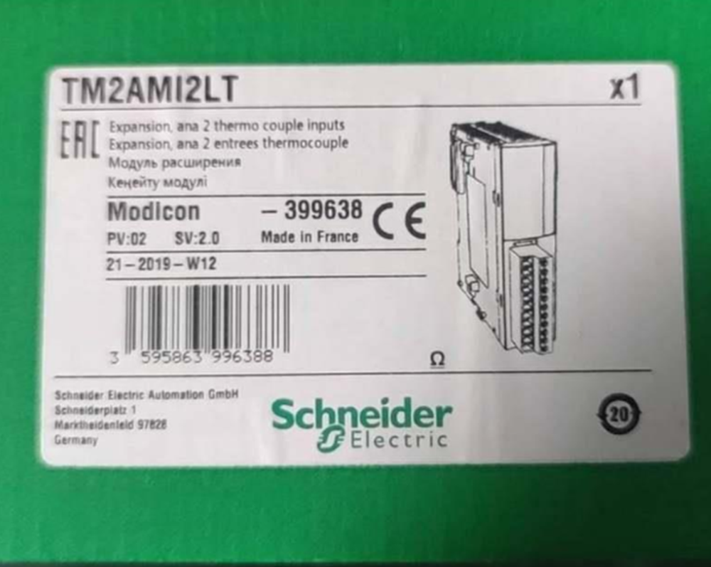 NEW Schneider TM2AMI2LT PLC Analog Input Module