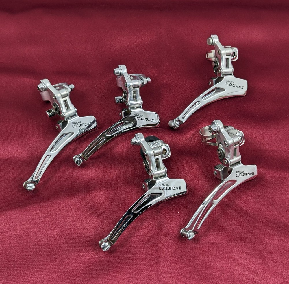 Suntour Cyclone M-II Front Derailleur Bottom Pull Double M2 NOS OPTIONS