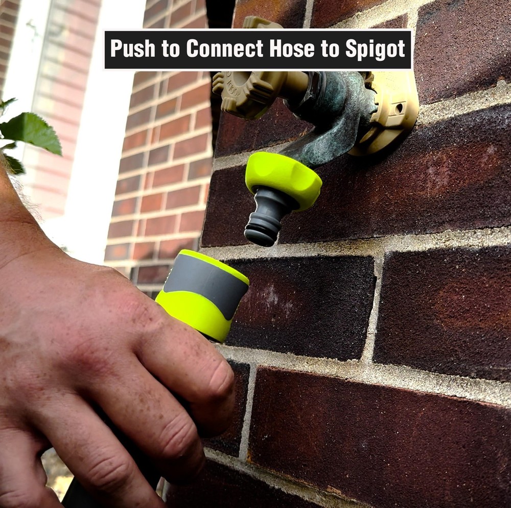 Flexzilla Garden Hose Quick-Connect Fittings, 5-Piece Coupler & Plug Kit