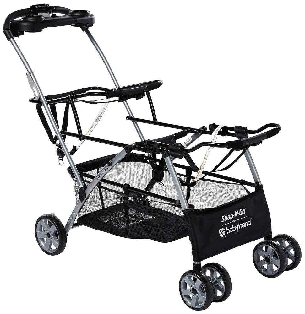 Universal Double Stroller with Quick Fold & Extra Storage for Busy Families