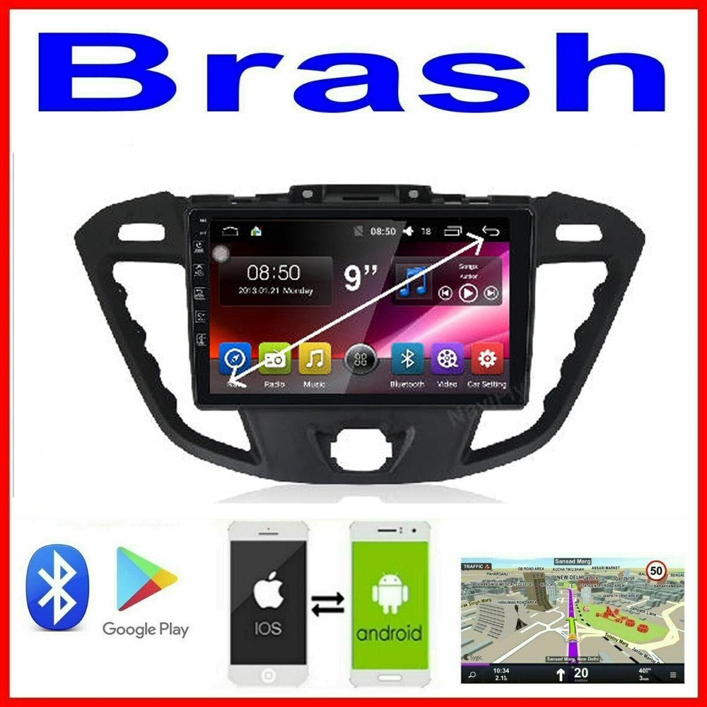 FORD TRANSIT 2013-2017 CUSTOM   GPS CARPLAY ANDROID AUTO CAMERA ODB DAB TPMS DVR