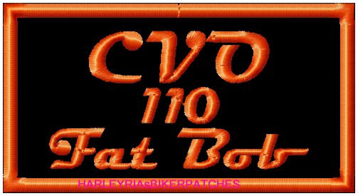 CVO 110 Fat Bob -   BIKER PATCH