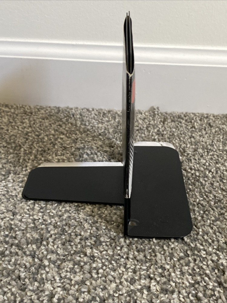 Black Steel Bookends