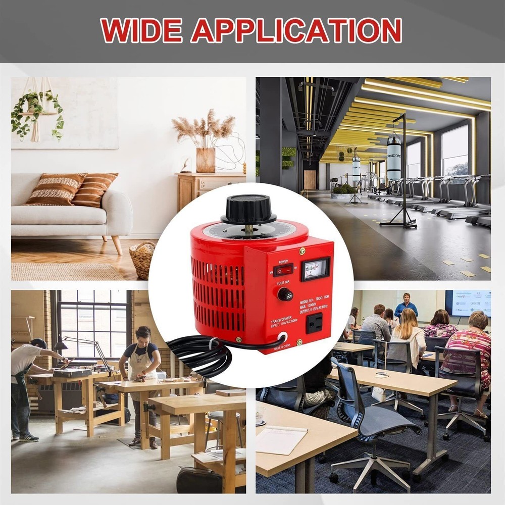 5Amp Variac Transformer Variable AC Voltage Regulator Converter 500VA 0-130V