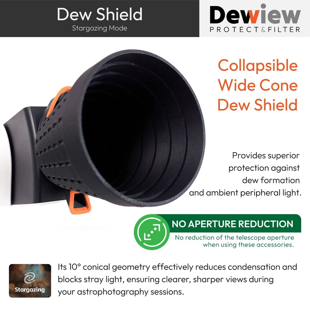 ProKit4 Seestar S30 PRO Accessories Dew Shield Dust Cap, Bahtinov, Filter Holder