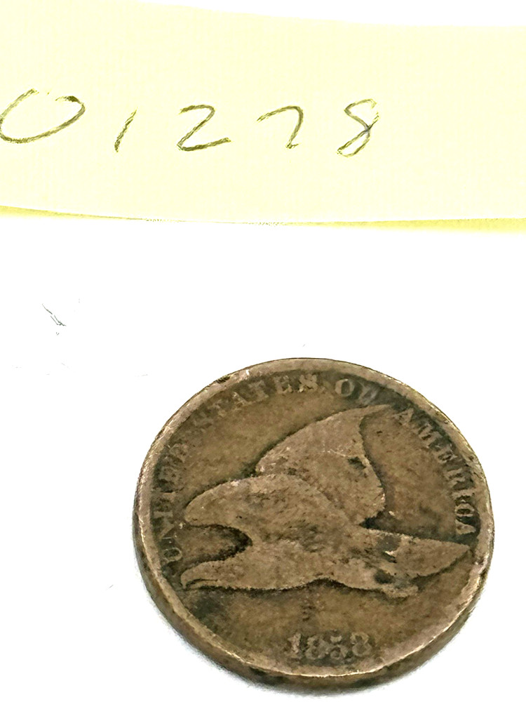 1858 Flying Eagle Cent - Circulated Penny