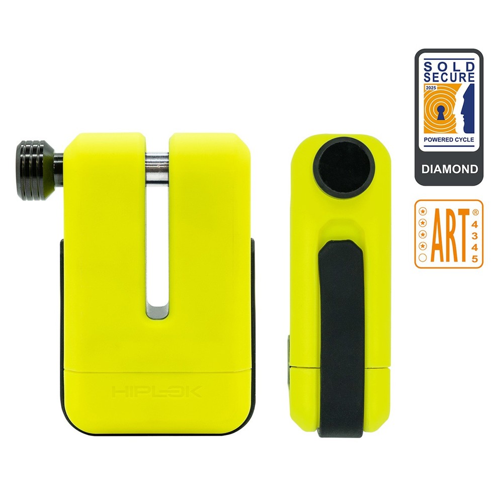 Hiplok MD1000 Disc Lock - Yellow