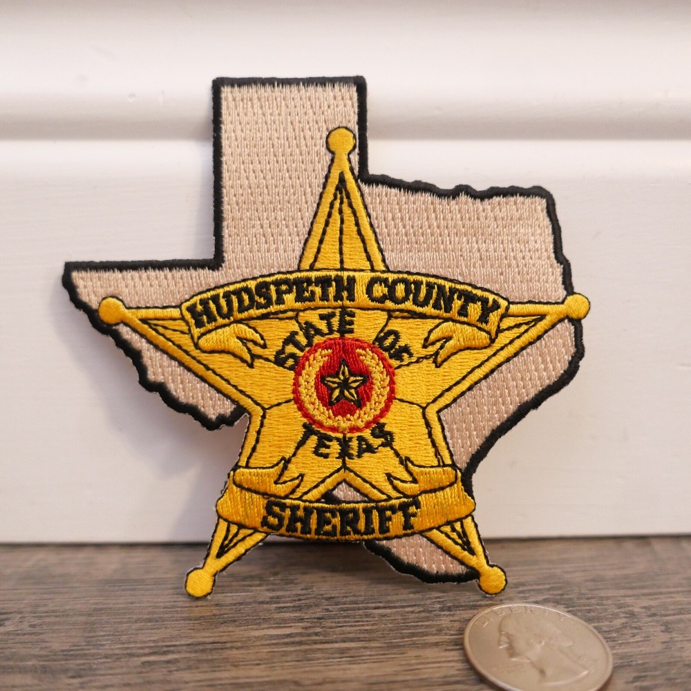 hudspeth county Sheriff State Patch Of Texas Shape