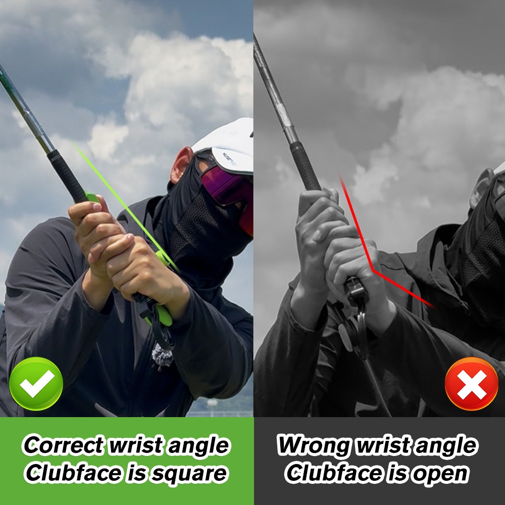 Golf Swing Training Aid Hand Grip Trainer Left Right Hand for Practice Tool NEW