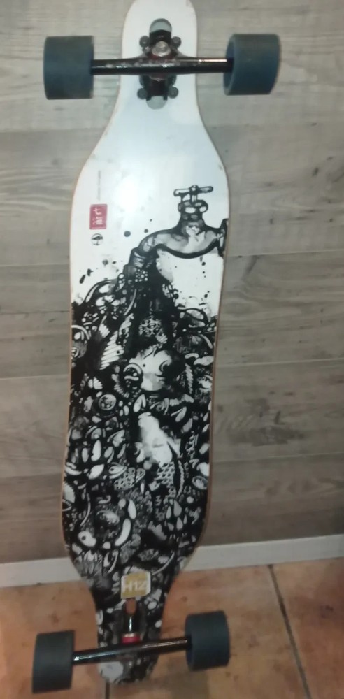 Arbor Axis 40" Bamboo Longboard Complete - Drop-Through Cruiser Skateboard