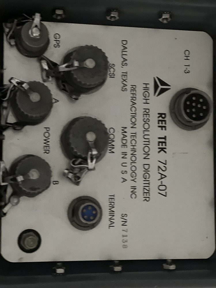 REF TEK Portable Seismic Recording System 72A-07 Seismograph