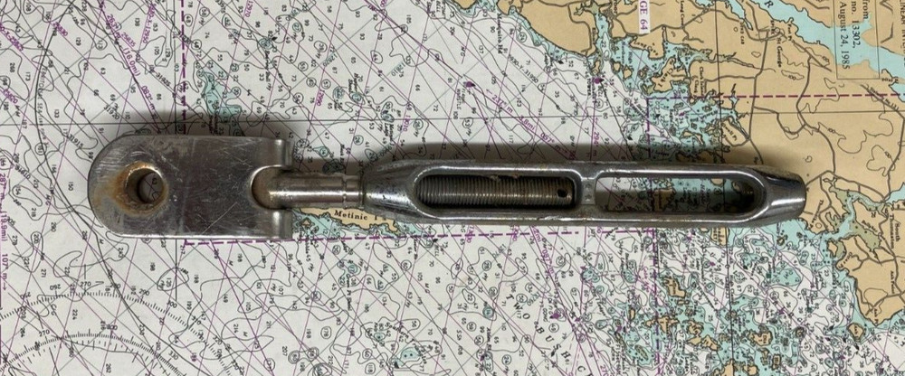 Toggle Jaw Turnbuckle (RH)-7/16” Thread-Stainless Steel