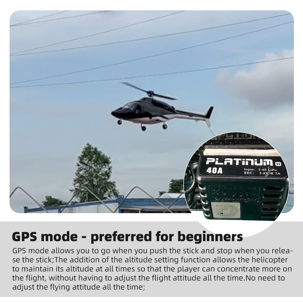 Roban 470 Size Airwolf RTF Version RC Helicopter Aircraft remote control Model