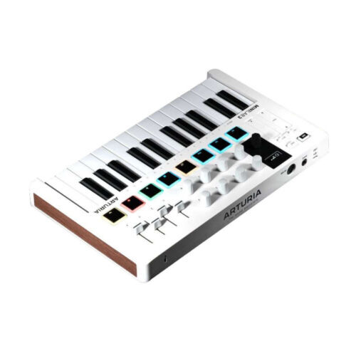 Arturia MiniLab 3 Mini Hybrid Keyboard Controller with Creative Software White