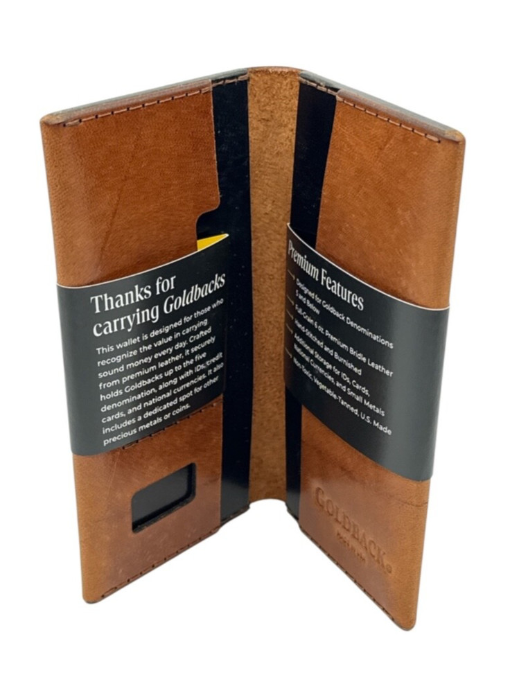 Goldback Brown/Black Wayfarer Wallet