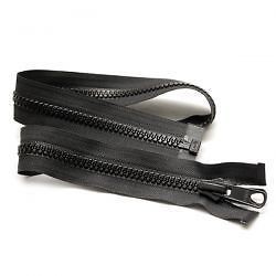 ZIPPER 29" SEPARATING DOUBLE SIDE DUO ZIP 8 MM BLACK