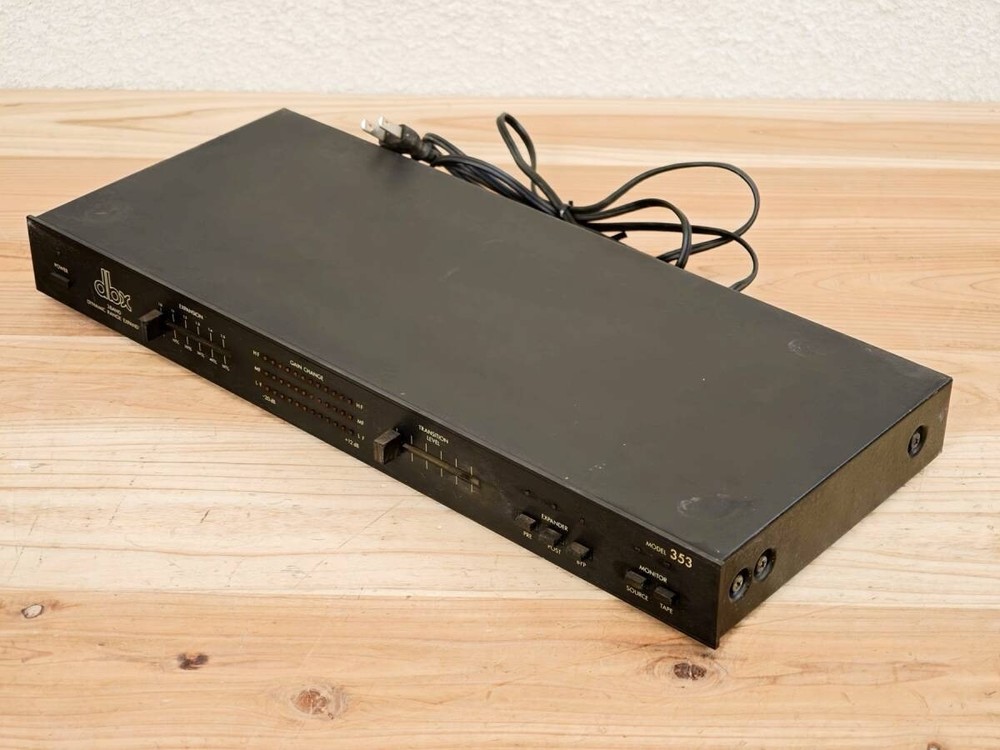 dbx Model 353 Dynamic Range Expander Audio Rack Processor AS-IS