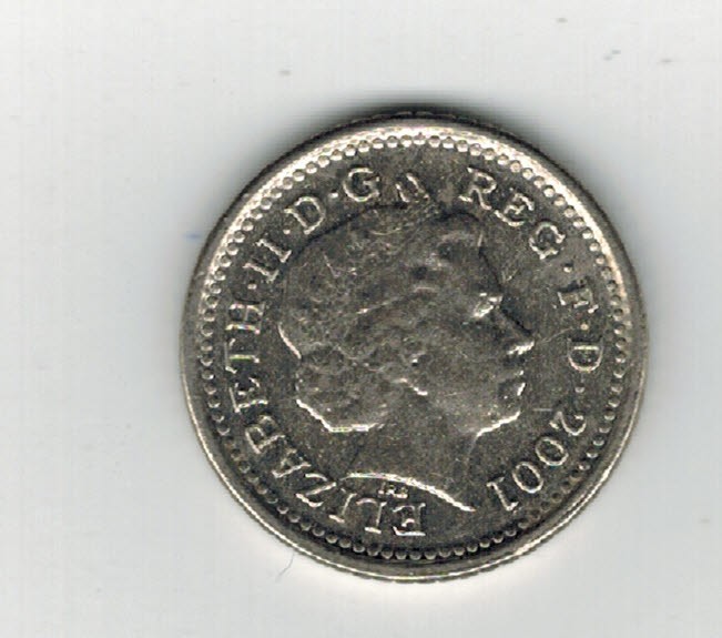 2001 British Five Pence