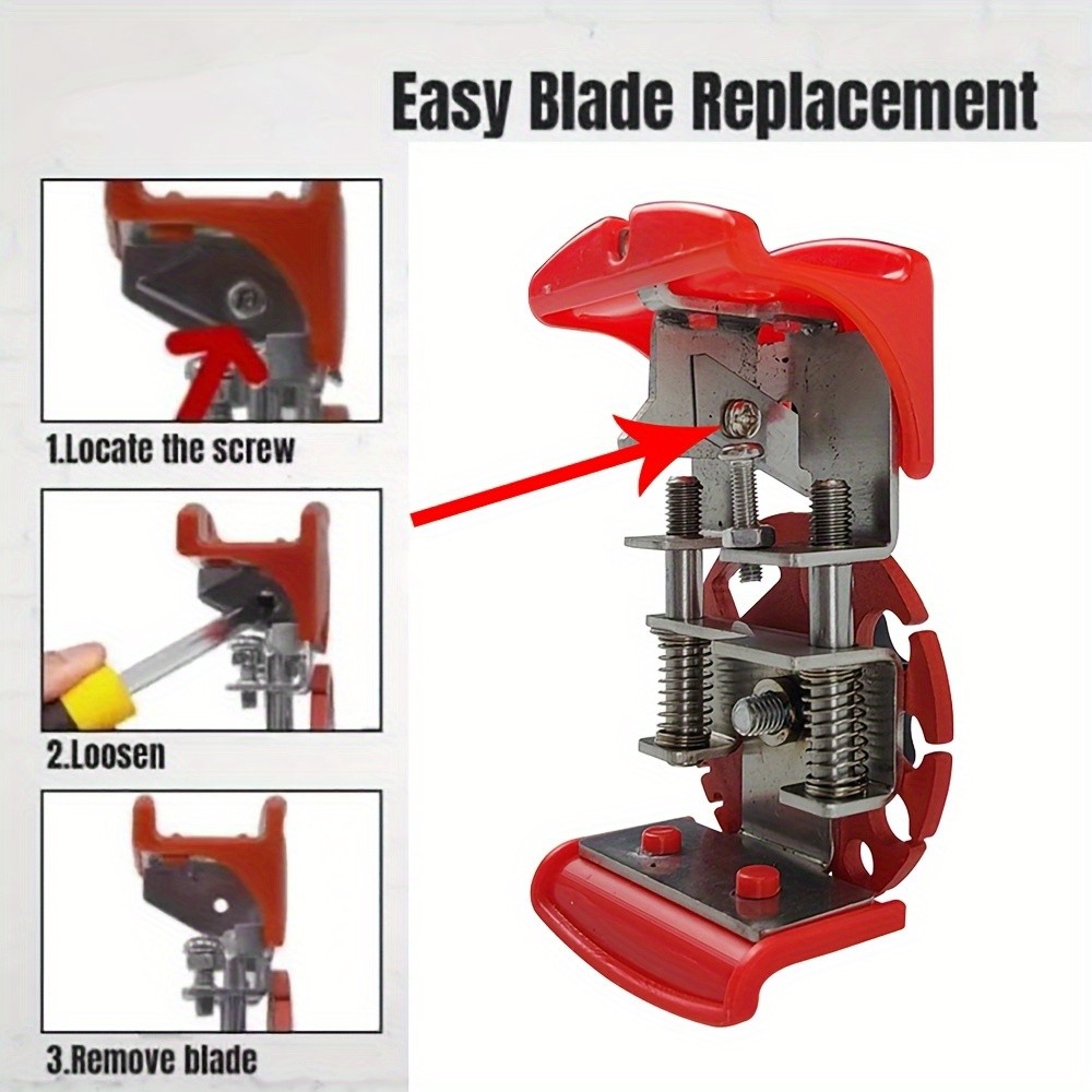 Sharp Sturdy Reliable Heavy-Duty 1PCS Manual Cable Stripping Tool with 10 Blades