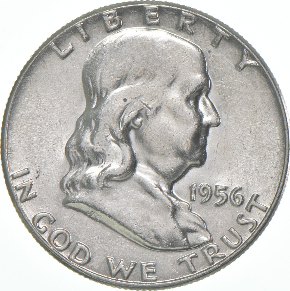 1956 Franklin Half Dollar AU