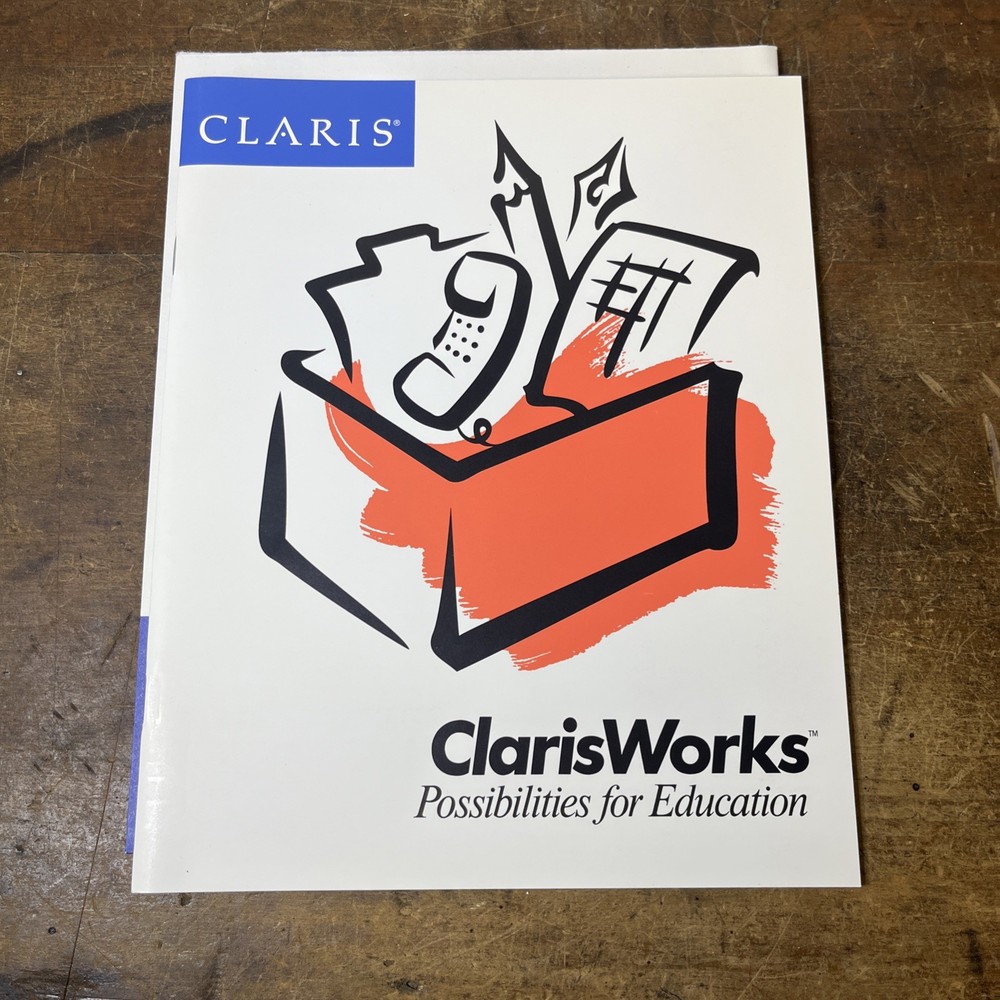 Claris 1991 ClarisWorks Quick Reference Guide, Getting Started, & Communication